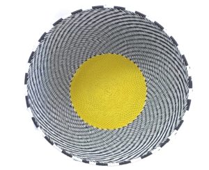 Bowl - Black Telephone Wire Jaheni Bowl Imbali Dot L