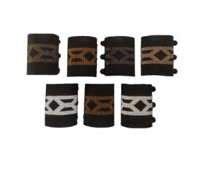 Cuff - Black Gillian Fuller Sideways Bead