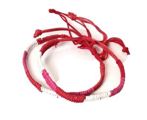 Bracelet - Assorted Colours Leather Set of 2
