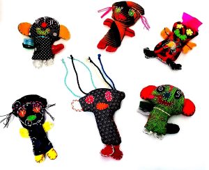 Keyring - Multi-Colour Shwe Shwe Doll S