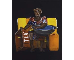 Postcard - Jeremiah Quarshie Auntie Dedei A6