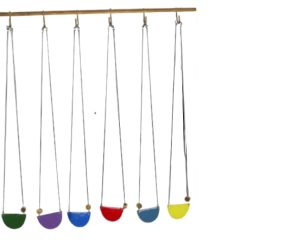 Necklace - Assorted Enamel Halfround