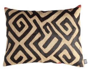 Cushion Cover - Red Kuba Cloth 40 x 60cm
