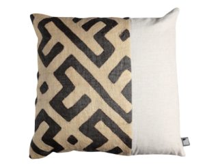 Cushion Cover - Beige Kuba Cloth 50 x 50cm