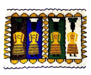 Placemat - Assorted Bead L