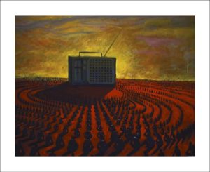 Postcard - Red Ndikhumbule Ngqinambi Radio Waves A5