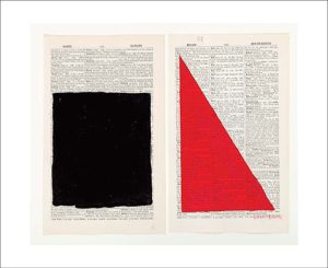 Postcard - Multi-Colour William Kentridge Untitled Red Triangle A5