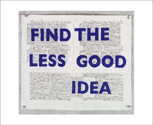 Postcard - Multi-Colour William Kentridge Blue Rubrics Find The Less A5