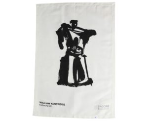Tea Towel - Black & White William Kentridge Coffee Pot