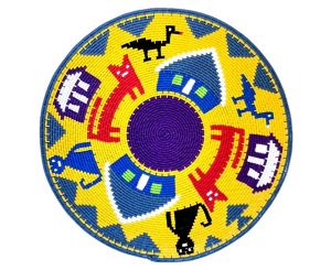 Plate - Multi-Colour Wire 30cm