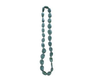 Necklace - Green Recycled Plastic Pebble