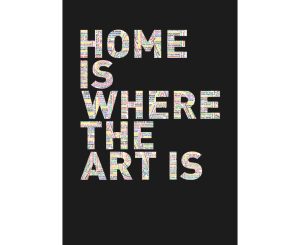 Postcard - Black Zeitz MOCAA Brand Home Is Where the Art Is A5