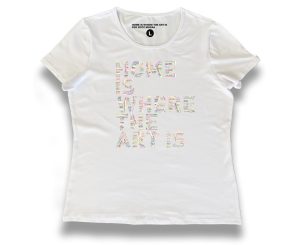 Crew Neck T-Shirt - White Zeitz MOCAA Brand Home Is Where the Art Is