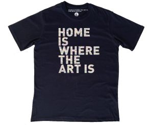 Crew Neck T-Shirt - Black Zeitz MOCAA Brand Home Is Where the Art Is