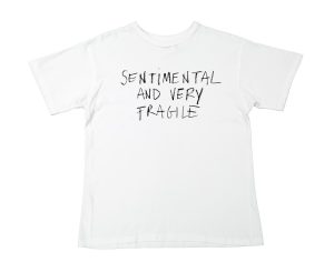 Crew Neck T-Shirt - White Joel Andrianomearisoa Sentimental and Fragile Ladies