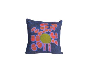 Cushion Cover - Black Omba Arts Trust Water Plant 45 x 45 cm