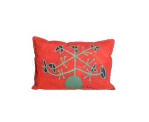 Cushion Cover - Red Omba Arts Trust Wild Root Vegetable 40 x 60cm