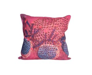 Cushion Cover - Red Omba Arts Trust Bright Tubers 60 x 60cm