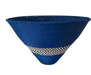 Bowl - Blue Telephone Wire Mduduzi M