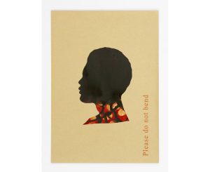 Postcard - Brown Mary Evans Please do not bend black A5