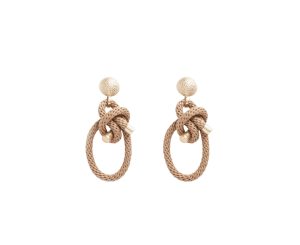 Earrings - Brown Shimenawa