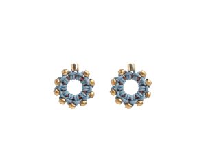 Earrings - Blue Fiamma