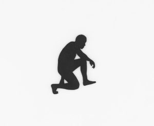 Magnet - Black Mary Evans Sitting Male Metal