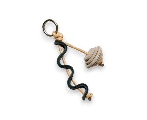 Keyring - Beige Tassel
