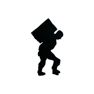 Magnet - Black William Kentridge Traveller Cut-outs