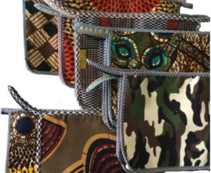 Bag - Brown Juditha Wax Print S