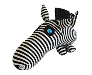 Soft Toy - Multi-Colour Soxy Zebra