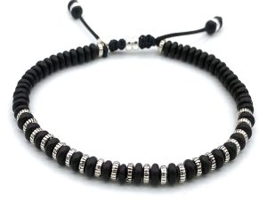 Bracelet - Black & 925 Silver Asch