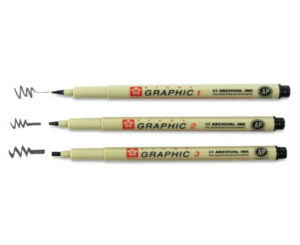 Pen - Black Pigma GRAPHIC 1 Pigma