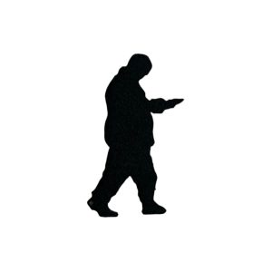 Magnet - Black William Kentridge Reader Cut-outs