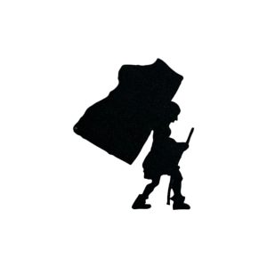 Magnet - Black William Kentridge Heavy Traveller Cut-outs