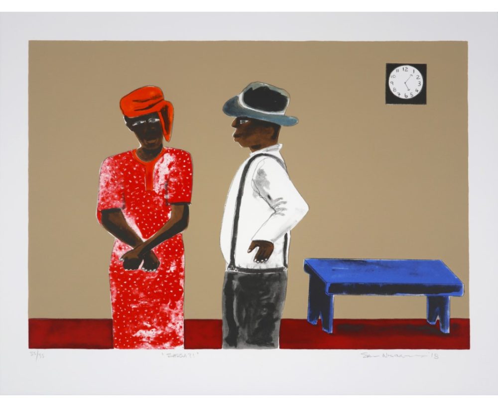 Limited Edition - Sam Nhlengethwa , 'SASSA?' - Zeitz MOCAA Museum