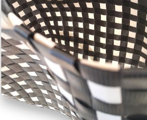 Bag - Black & White Checks Picnic
