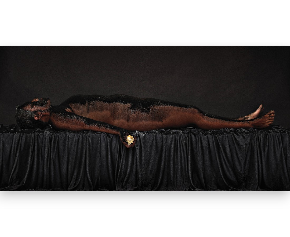 Postcard - Black Berni Searle In Wake Of A5