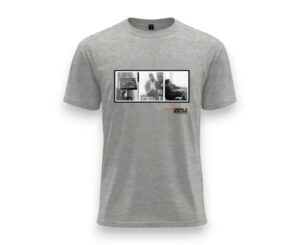 Crew Neck T-Shirt - Black & White Alicia Merrett Sachs-Feni XL