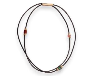 Necklace - Black Iloni Shift Double