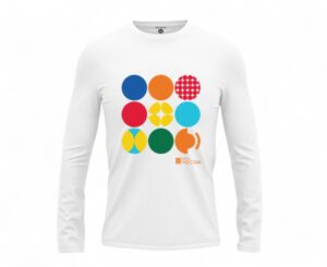 LS Crew Neck T-Shirt - White Zeitz MOCAA Brand 9 Silos L