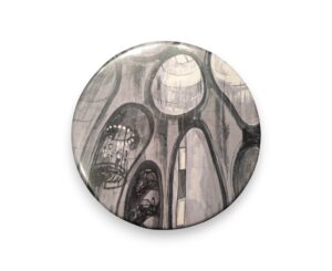 Magnet - Grey Lucie de Moyencourt 6-ZMAtriumSkylights Round