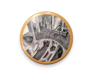 Magnet - Grey Lucie de Moyencourt 14-ZMAtrium Round