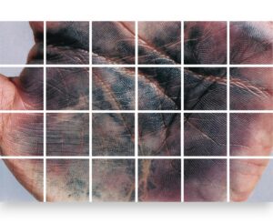 Postcard - Black Berni Searle Lifeline A5