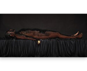 Postcard - Black Berni Searle In Wake Of A5