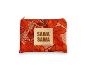 Pouch - Red Kibebe Zipper