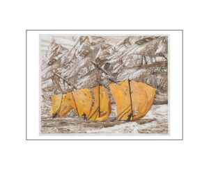 Postcard - Orange Julien Sinzogan Choc des Cultures A5