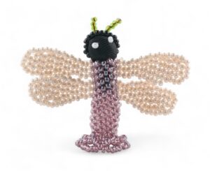Figurine - Cream Woza Moya Dragon Fly Mini