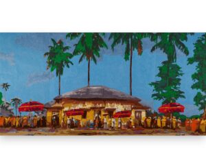 Postcard - Multi-Colour Rita Mawuena Benissan Sunrise A5