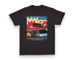 Crew Neck T-Shirt - Multi-Colour Albie Sachs SpringIsRebellious S